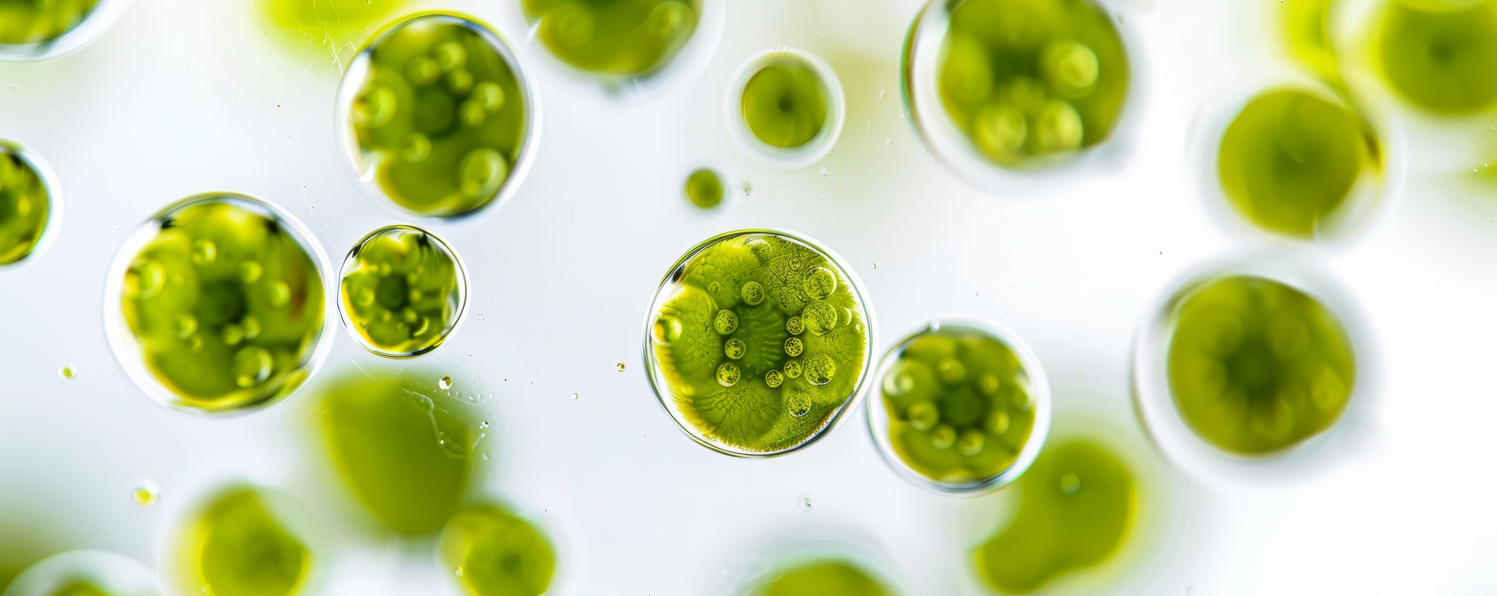 Microalgues présentent dans les purificateur d'air Bioteos