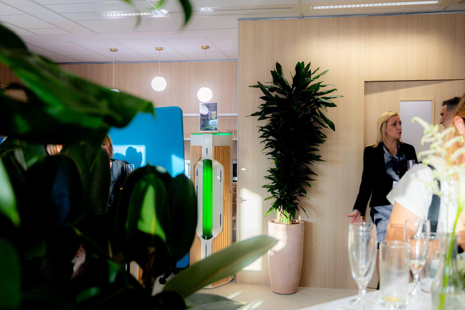 OXYLON dans un espace lounge